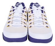 2014 Kobe IX EM White/Court Purple/Tour Yellow PE Promo Sample Sneakers