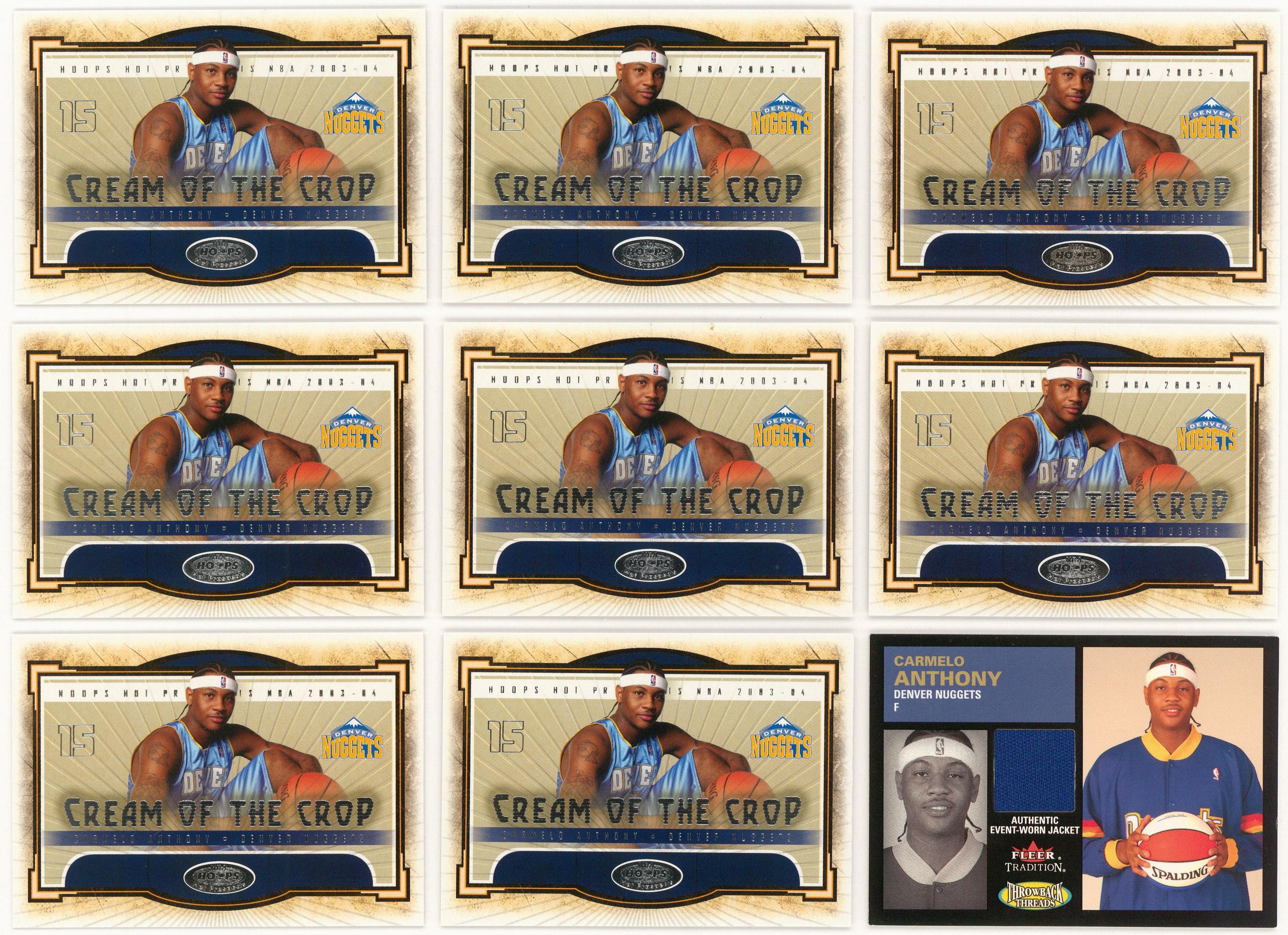 Lot Detail - 2003-04 Topps and Assorted Brands Carmelo Anthony Rookie Cards Collection (31)