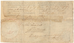 1794 George Washington and Thomas Jefferson Dual Signed Document (Beckett)
