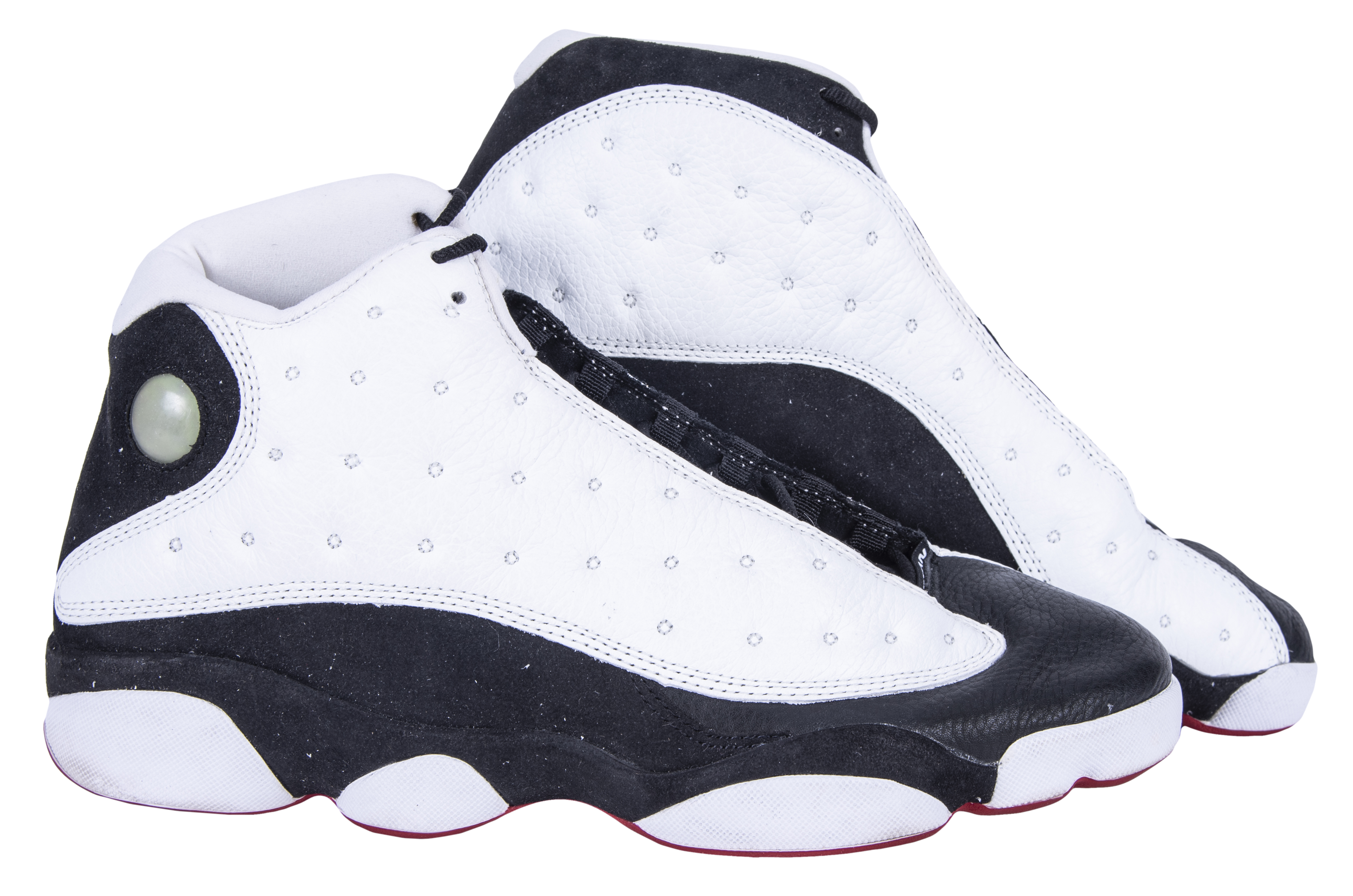 Lot Detail - 1997-98 Michael Jordan Game Used Air Jordan XIII Sneakers ...