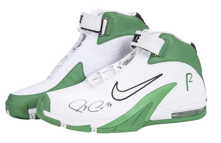 Detail - Paul Pierce Dual Signed Nike Air Max PE Pair of Sneakers (Beckett)