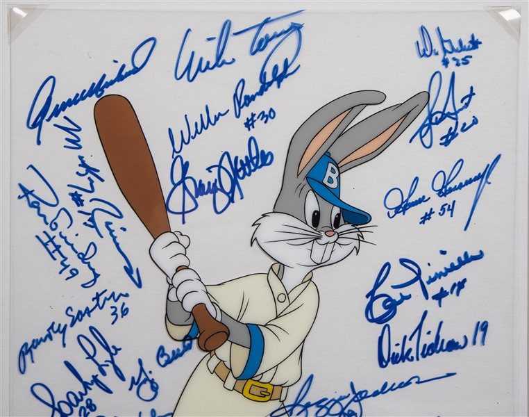 New York Yankees Looney Tunes Bugs Bunny Navy Baseball Jersey