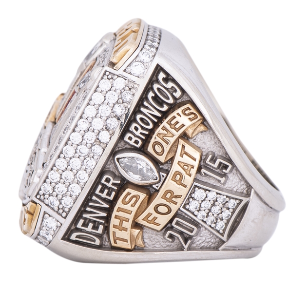 Lot Detail - 2015 Denver Broncos Super Bowl 50 Championship Ring with  Original Presentation Box