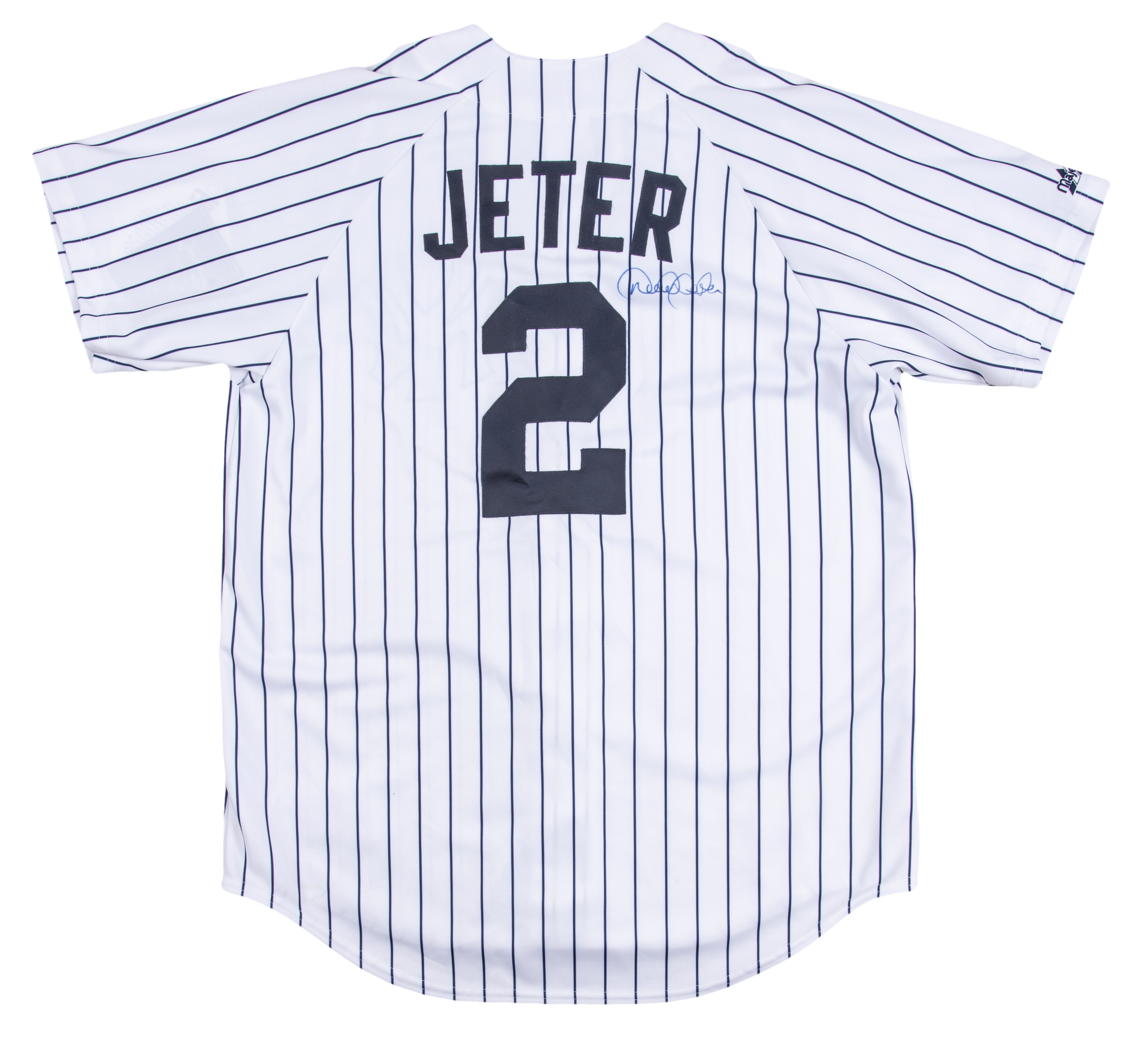 Lot Detail - Derek Jeter Signed Baseball and Jersey Lot Including (10 ...
