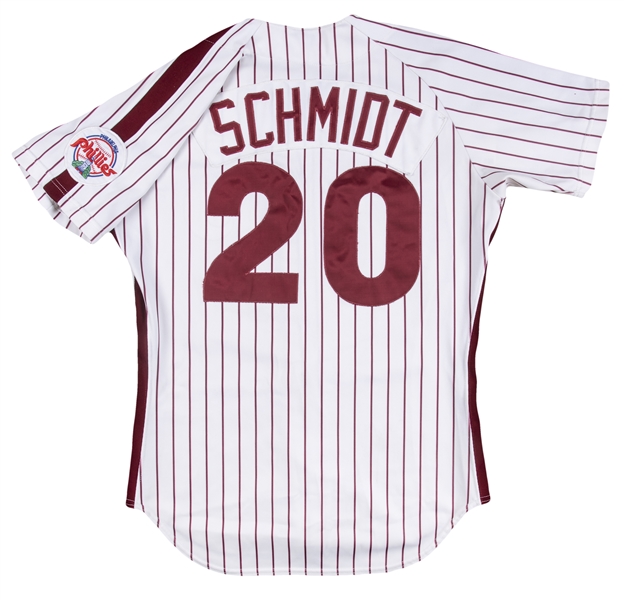 Lot Detail - Mike Schmidt 1989 Philadelphia Phillies Game Used & Autographed  Jersey & Pants - Excellent Example, Final Season (JSA)