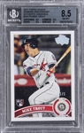 2011 Topps Update Diamond Anniversary #US175 Mike Trout Rookie Card (#1/1) – BGS NM-MT+ 8.5
