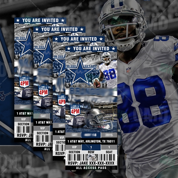 Lot Detail - 4 Suite Tickets To Dallas Cowboys Game Plus A Meet & Greet  With Ezekiel Elliott After Game