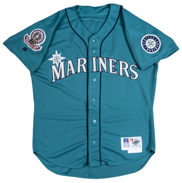 KEN GRIFFEY JR. HAND-SIGNED AUTHENTIC SEATTLE MARINERS TEAL JERSEY