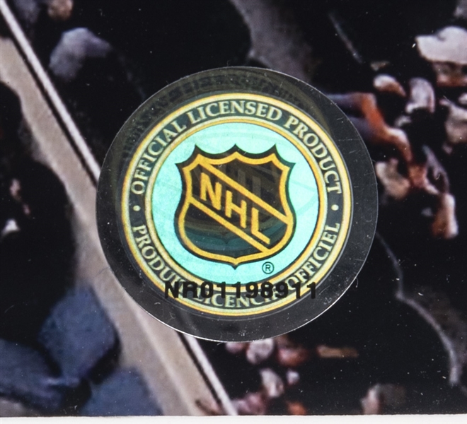  New York Islanders Black Framed Logo Jersey Display