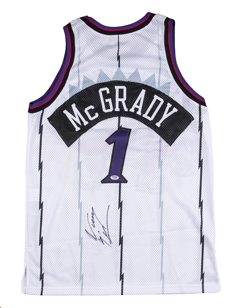Tracy McGrady Toronto Raptors Autographed Signed Basketball Jersey