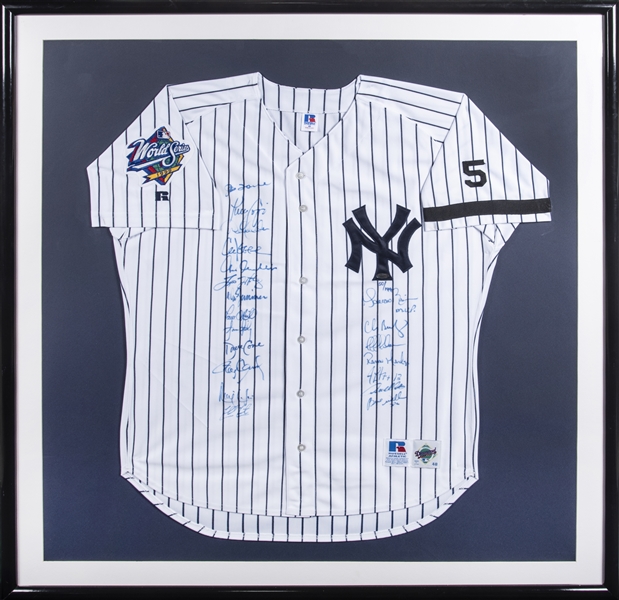 Derek Jeter New York Yankees World Series MVP's Signed Jersey Steiner COA