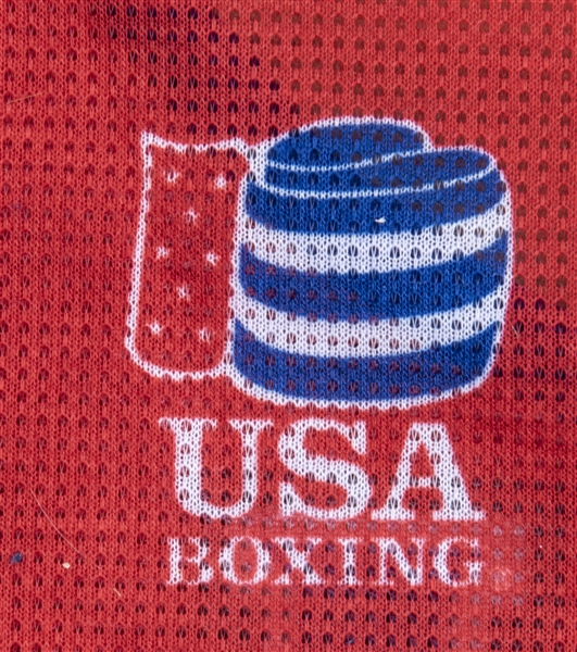 Lot Detail - 1996 Floyd Mayweather Jr. Fight Worn Red Adidas Boxing Trunks  Used During Summer Olympic Games vs. Artur Gevorgyan (Craig Hamilton LOA)