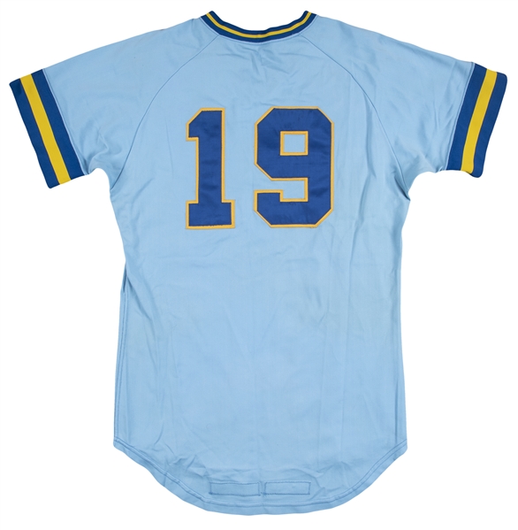 Milwaukee Brewers Robin Yount Throwback Replica Jersey Powder Blue Size XL