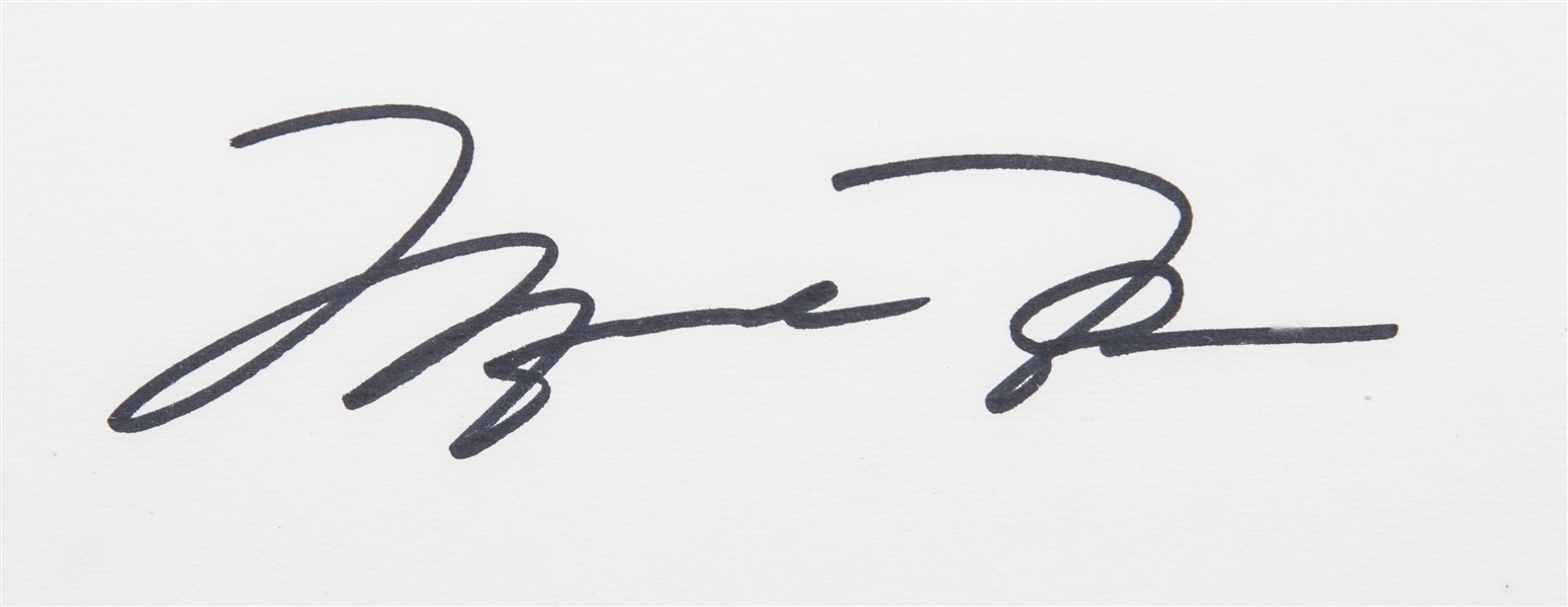 Michael Jordan Autographed Upper Deck Framed Laney High School White Jersey