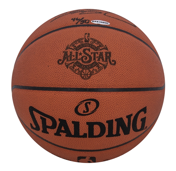 LeBron James Signed Basketball - Spalding Official Game UDA Upper Deck COA