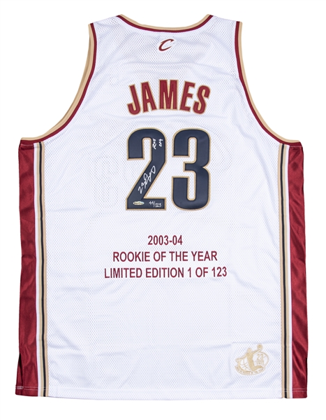 Signed LeBron James Jersey - Adidas Alternate Blue 3x Finals MVP