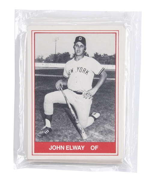 Lot Detail - 1982 TCMA Oneota Yankees Sealed Pack - John Elway On Top
