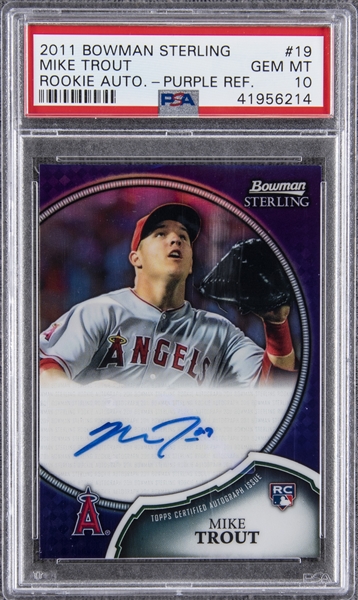 Mike Trout 2011 Bowman Sterling Rookie - 2011 - US