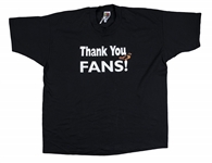 Cal Ripken, Jr.s Personal End Of Consecutive Game Streak Baltimore Orioles Thank You Fans T-Shirt (Ripken LOA)