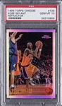 1996/97 Topps Chrome Refractors #138 Kobe Bryant Rookie Card – PSA GEM MT 10