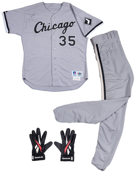 Frank Thomas Chicago White Sox Framed Autographed Jersey - Black – All In  Autographs