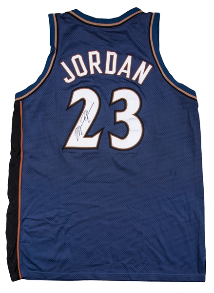 2002-03 Michael Jordan Game Worn Washington Wizards Jersey with, Lot  #80139