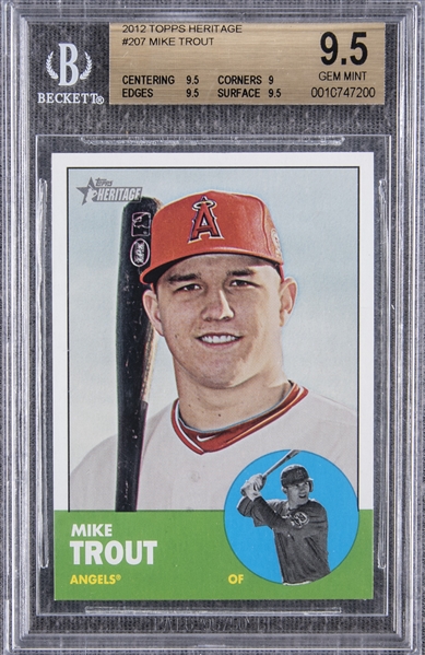  MIKE TROUT 4 CARD ROOKIE LOT TOPPS BOWMAN ROOKIE OF THE YEAR & ALL  STAR ROOKIE CUP GRADED PSA 9 MINT ANGELS MVP SUPERSTAR PLAYER :  Collectibles & Fine Art
