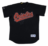 1995 Cal Ripken Jr. Game Worn, Signed, Inscribed & Photo Matched Baltimore Orioles Warm-Up Jersey for Consecutive Game #2130 (Ripken LOA & Sports Investors Authentication)