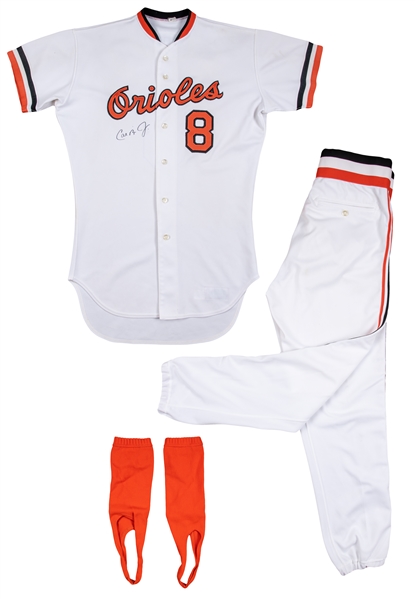 Lot Detail - 1986 Cal Ripken Jr. Game Used and Signed Baltimore Orioles  Home Uniform - 4th Silver Slugger and All Star Season (Ripken LOA)