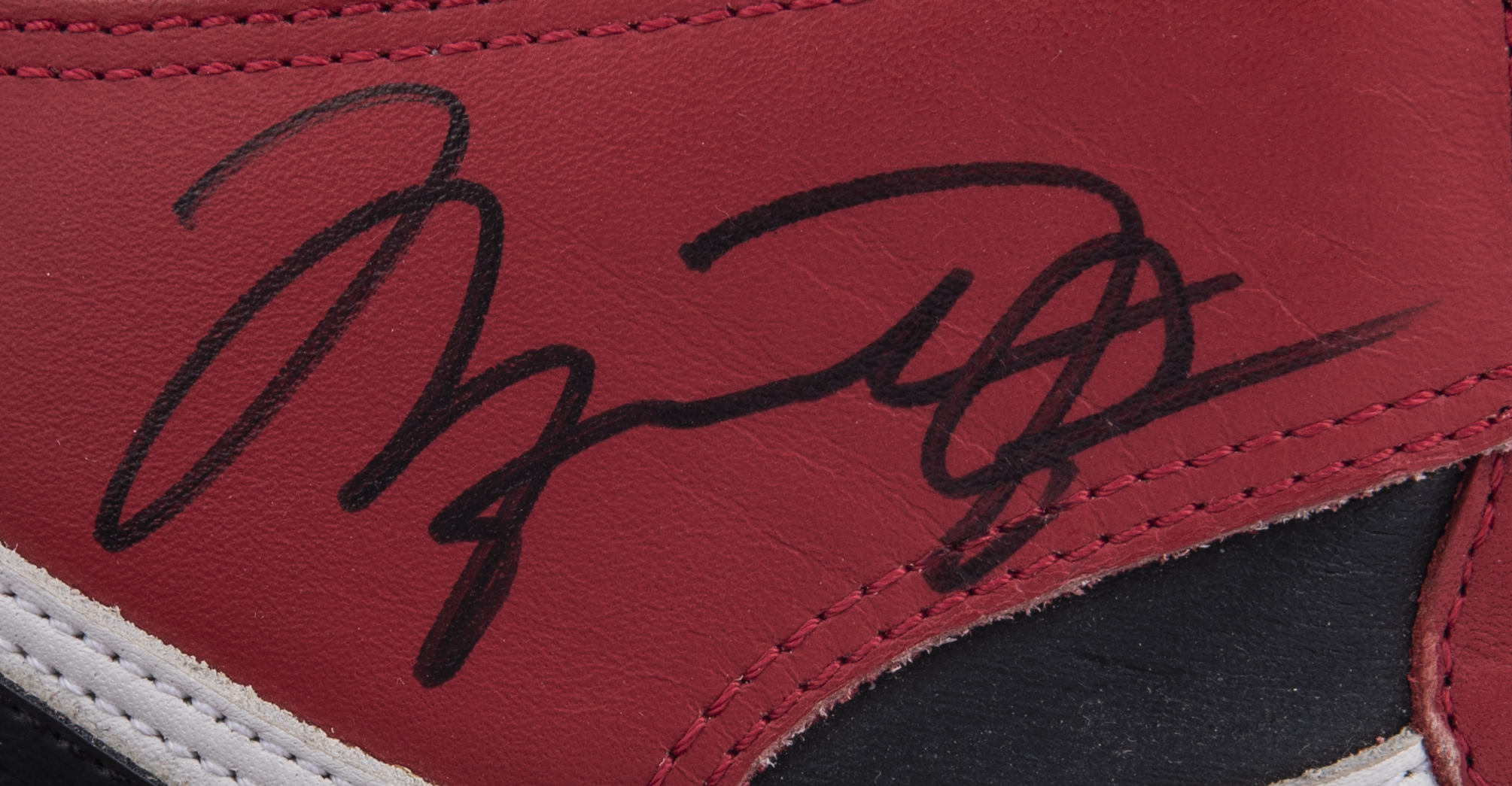 Lot Detail - 1985 Michael Jordan Signed Air Jordan Type 1 Player Issued ...