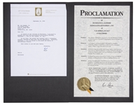 1995 City of Baltimore Proclamation Designating 9/7/95 as "Cal Ripken Jr. Day" In Baltimore (Ripken LOA)