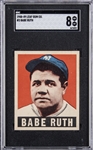 1948-49 Leaf #3 Babe Ruth – SGC NM-MT 8