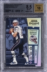 2000 Playoff Contenders "Championship Rookie Ticket" #144 Tom Brady Signed Rookie Card (#025/100) – BGS NM-MT 8.5/BGS 10