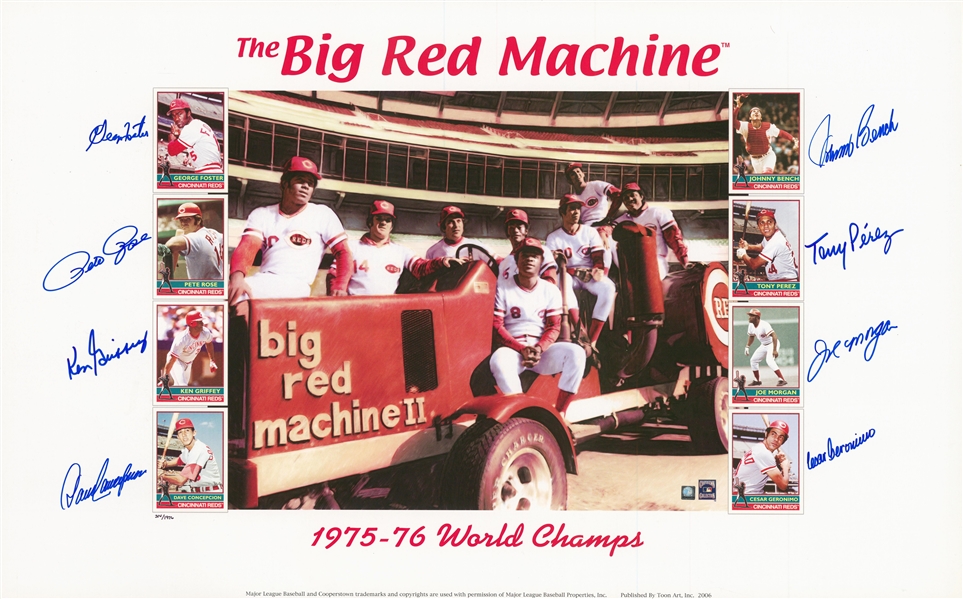 Big Red Machine Starting 8 Baseball