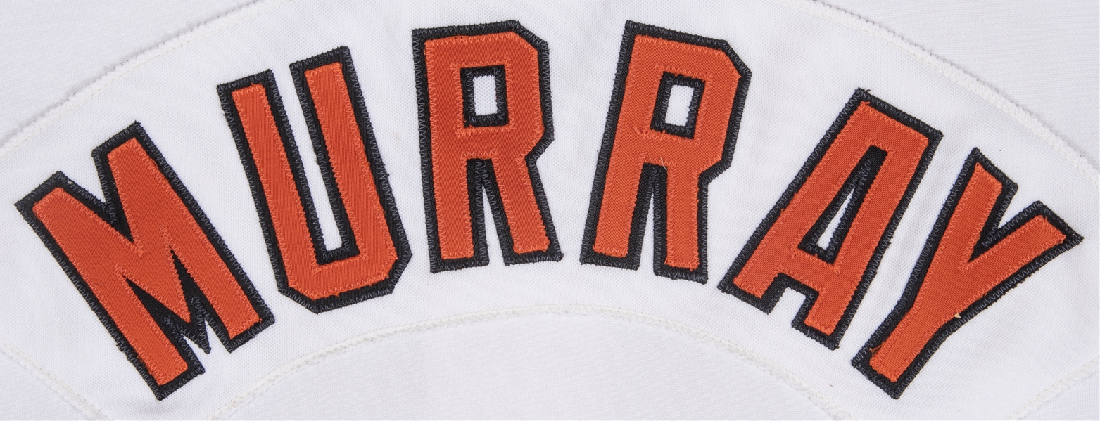 Lot Detail - 1977 EDDIE MURRAY AUTOGRAPHED BALTIMORE ORIOLES ROOKIE SEASON  GAME WORN HOME JERSEY INSCRIBED MY FIRST ORIOLES SHIRT