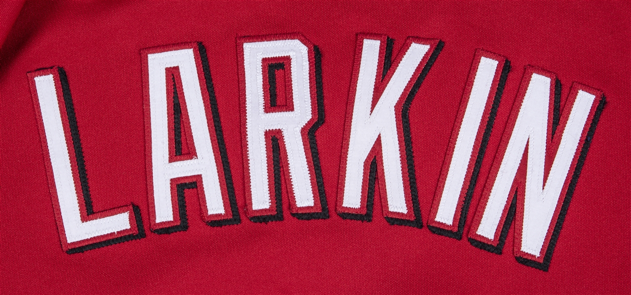 Lot Detail - 2004 Barry Larkin Game Used Cincinnati Reds Red