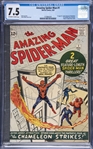 1963 Marvel Comics “The Amazing Spider-Man” #1 – Spider-Man’s First Appearance in His Own Title – CGC 7.5