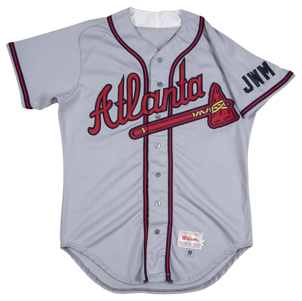 At Auction: MLB Atlanta Braves #23 Justice Jersey - Mens XXL