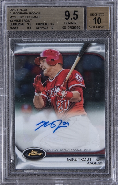 Mike Trout is Topps' third 2012 Finest rookie - Beckett News