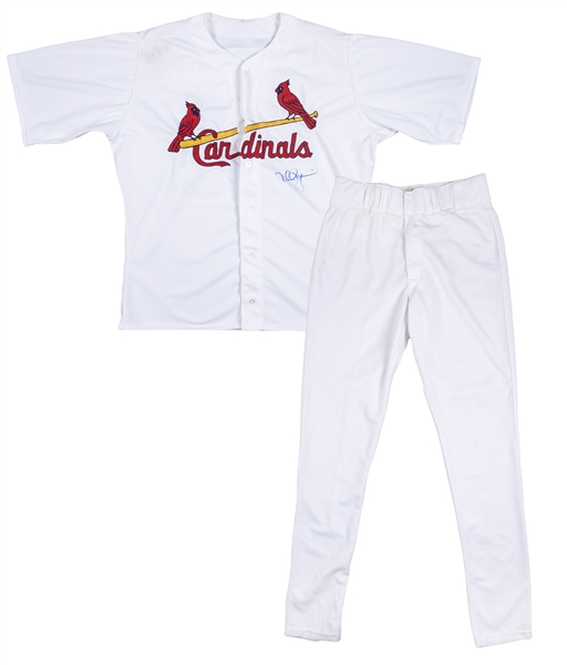 1999 St. Louis Cardinals - Mark McGwire Game-Worn Uniform (Jersey & Pants)