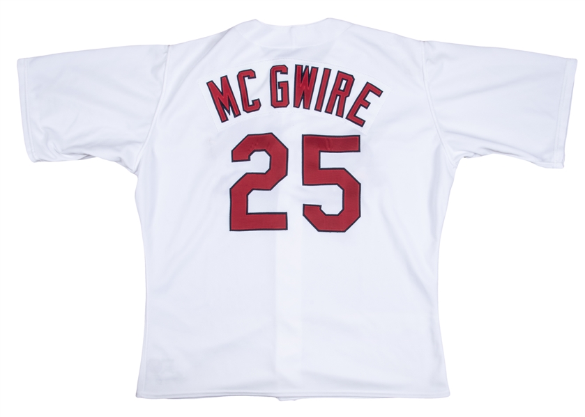 Mark Mcgwire Big Mac 70 HR 1998 Signed St. Louis Cardinals Game Model  Jersey