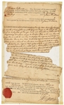 1781 Thomas Jefferson Signed Land Grant Document (Beckett)