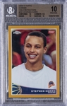 2009-10 Topps Chrome Gold Refractor #101 Stephen Curry Rookie Card (#40/50) – BGS PRISTINE 10 "1 of 1!" 