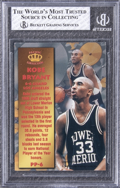 1996 Pacific Power Kobe Bryant Rookie Card PSA 7 – United Empire Miniatures