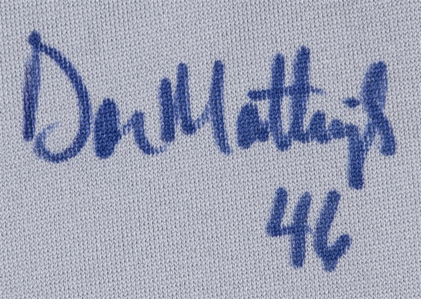 1984 Don Mattingly Game Worn New York Yankees #46 Jersey., Lot #82156
