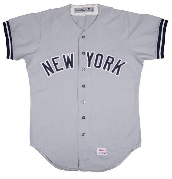 Lot - 1950's New York Yankees Game Used Baseball Jersey