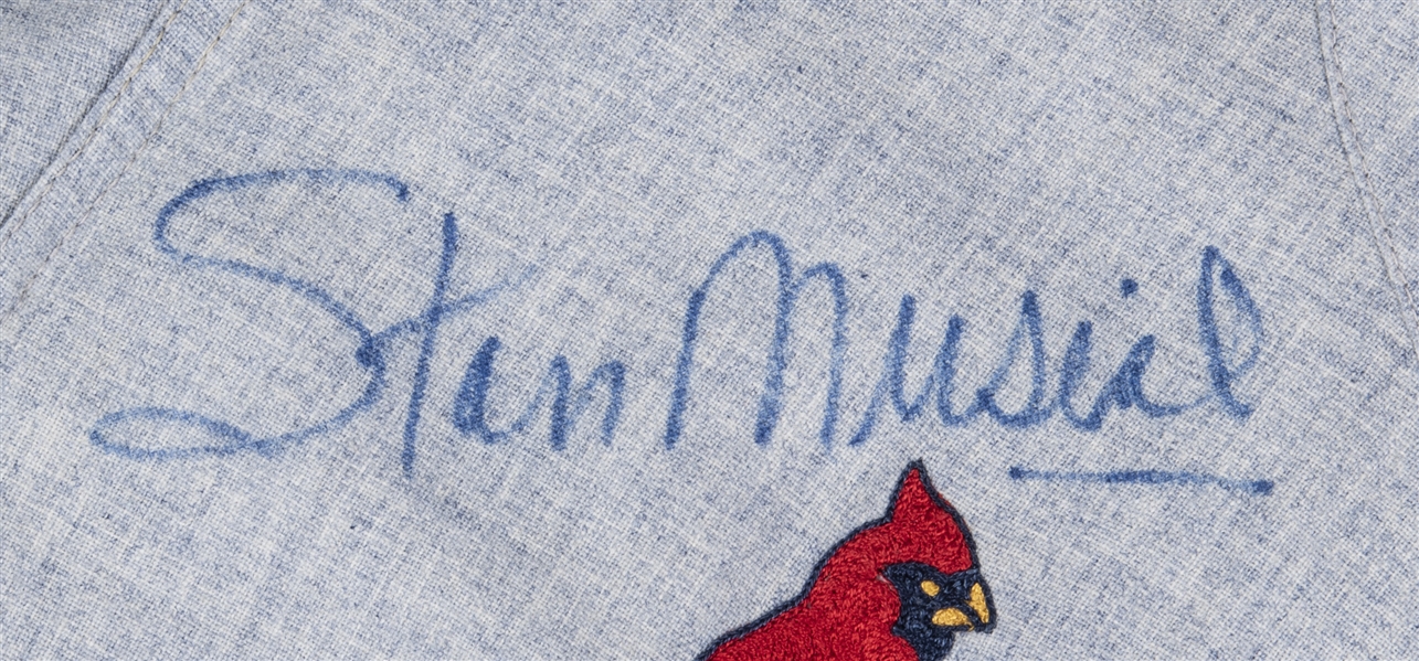 Stan Musial Signed Mitchell & Ness 1944 St. Louis Cardinals Jersey PSA —  Showpieces Sports