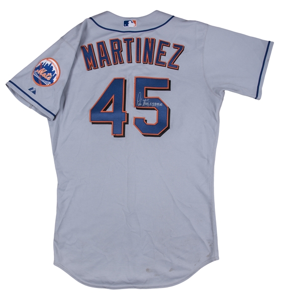 Lot Detail - 2006 Pedro Martinez Game Used & Signed New York Mets Jersey  (Beckett)