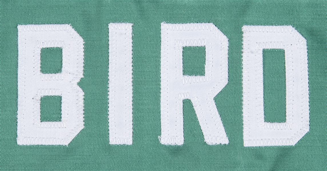 Larry Bird Signed Boston Celtics Warm-Up Jacket (Beckett COA)