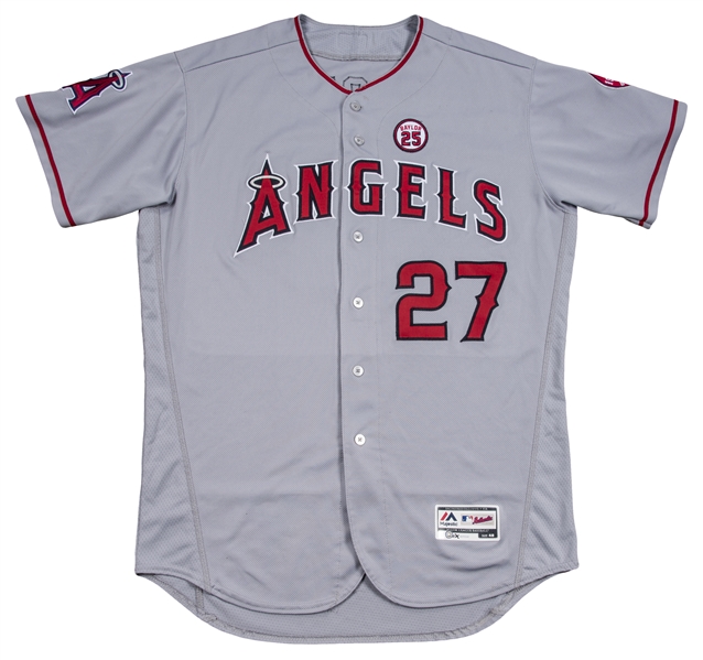 Majestic, Other, Limited Edition Used Angels Mike Trout Jersey